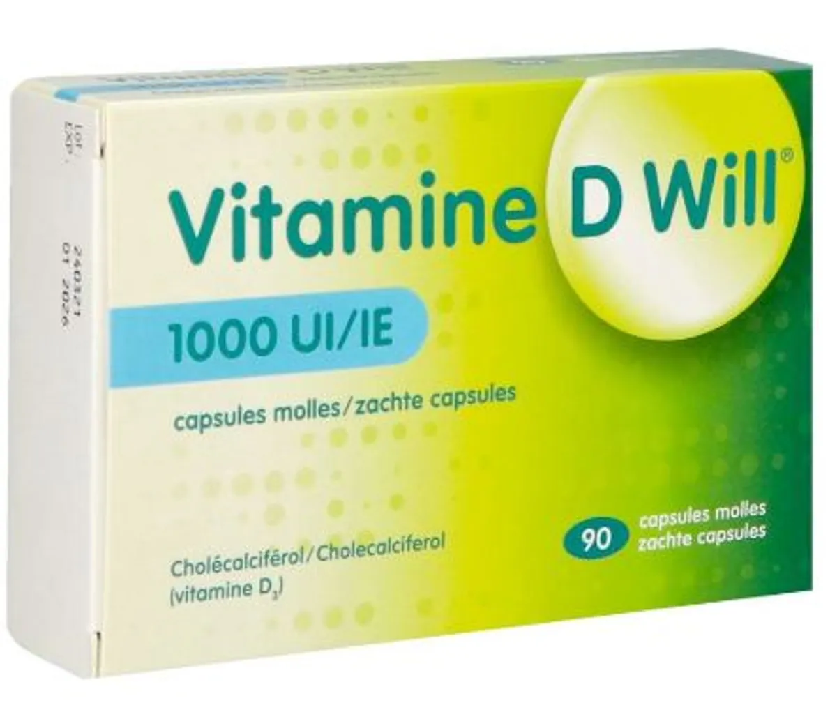 D Will Vitamines 1000UI 90 Capsules