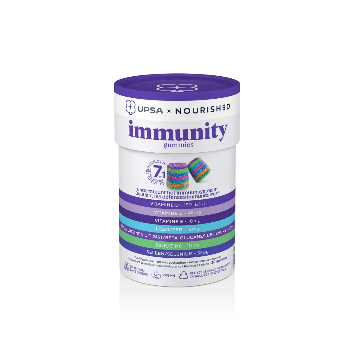 UPSA Nourished Immuunsysteem 30 Gummies