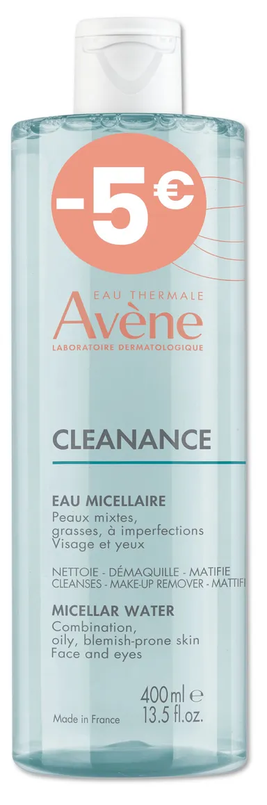 Avene Cleanance Eau Micellaire 400ml Promo -5euros