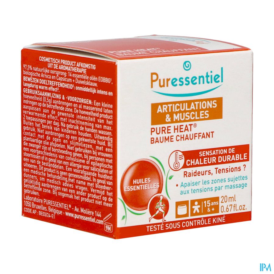 Puressentiel Pure Heat Verwarmende Balsem 20 ml - Puressentiel