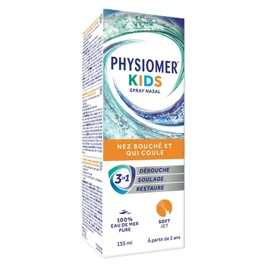 Physiomer Kids Spray Nasal Hygiène Prévention Active 135ml