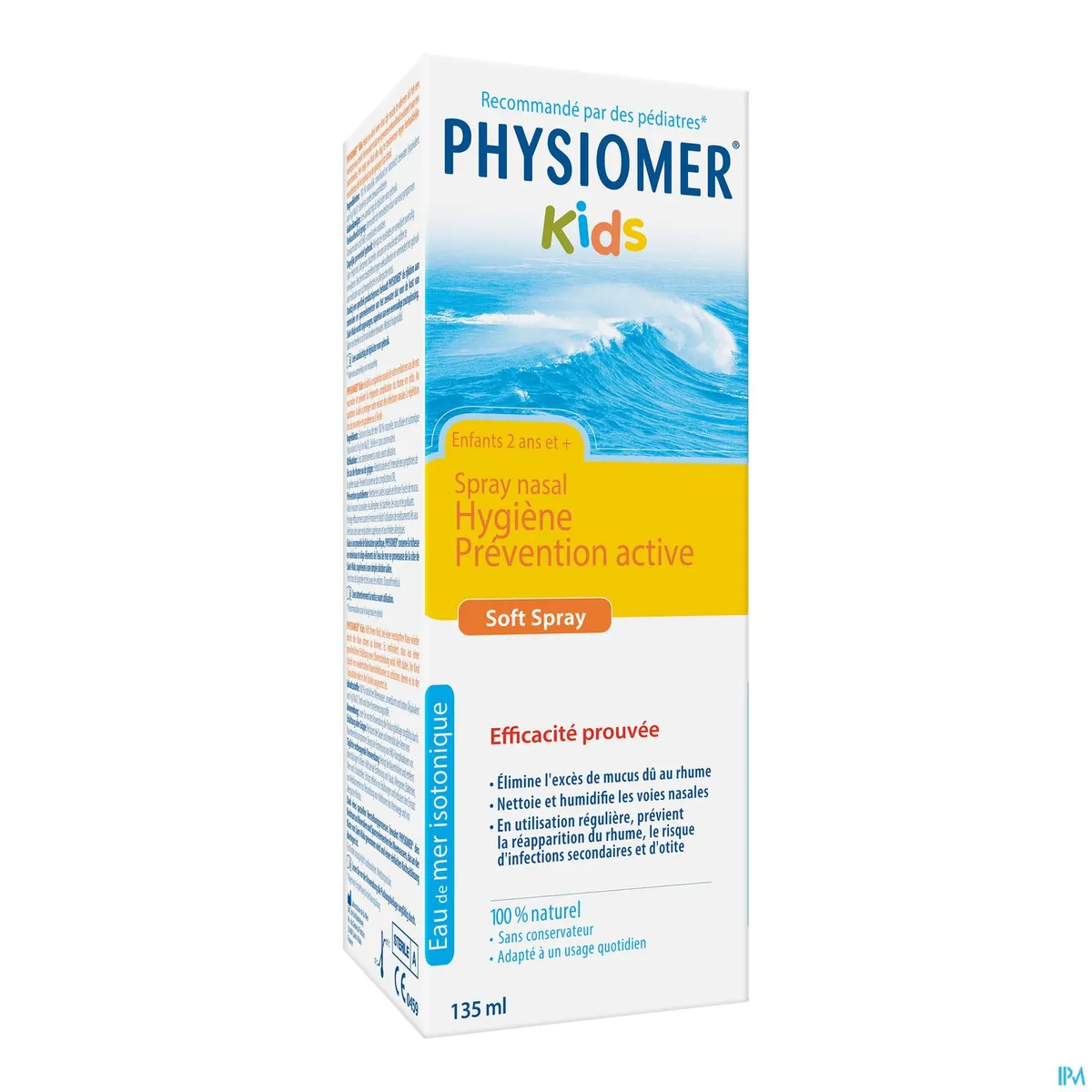 Physiomer Kids Neusspray Hygiène Actieve Preventie 135ml
