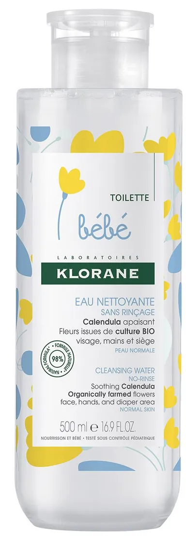 Klorane Bébé Calendula Bio Eau Nettoyante 500Ml