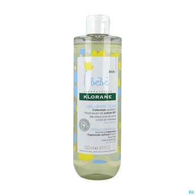Klorane Baby Bio Calendula Milde Wasgel 500Ml