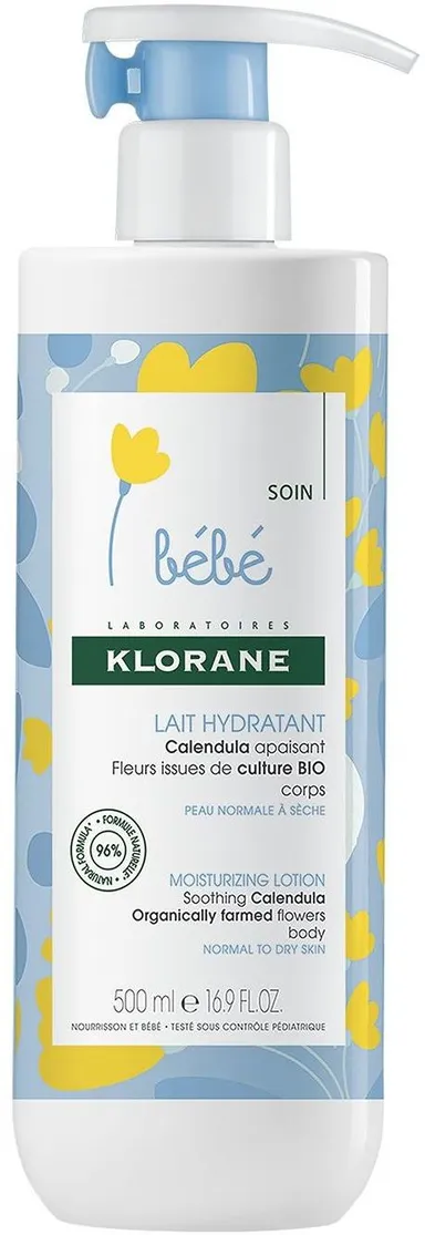 Klorane Bébé Calendula Bio Lait Hydratant 500Ml