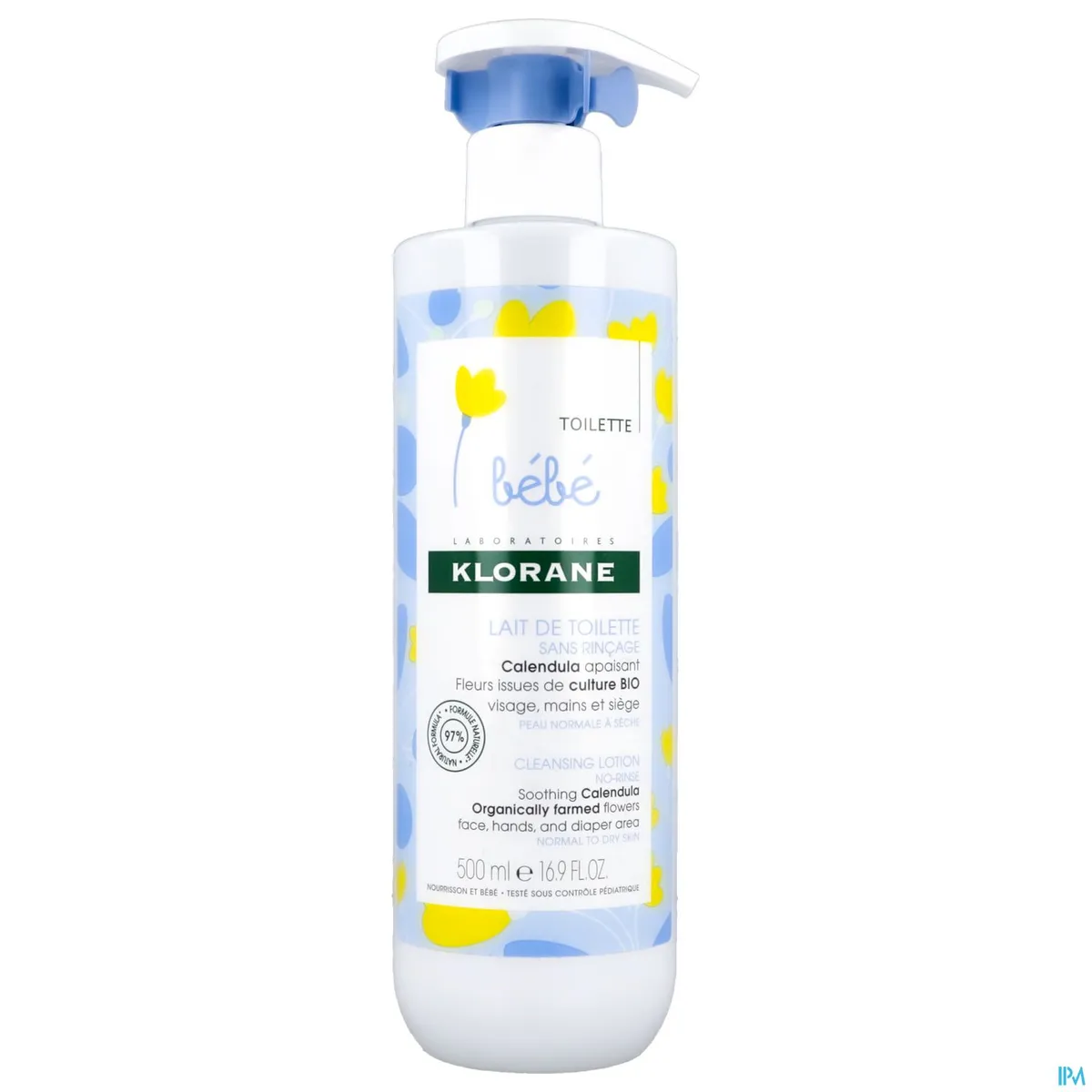 Klorane Baby Bio Calendula Hydraterende Melk 500Ml