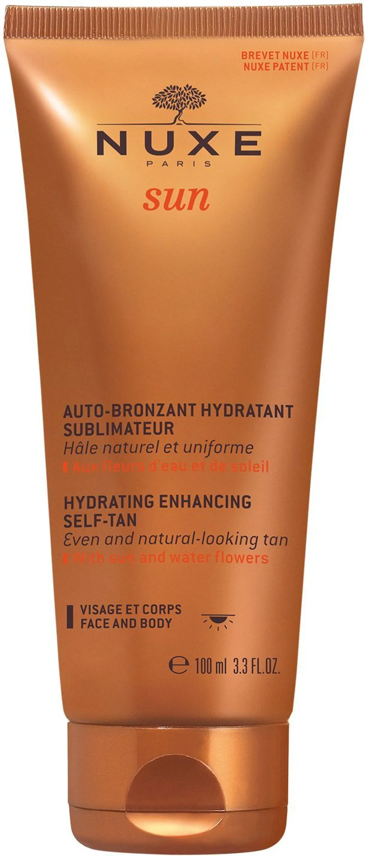 Nuxe Sun Autobronzant Hydratant Sublimateur Visage et Corps 100ml