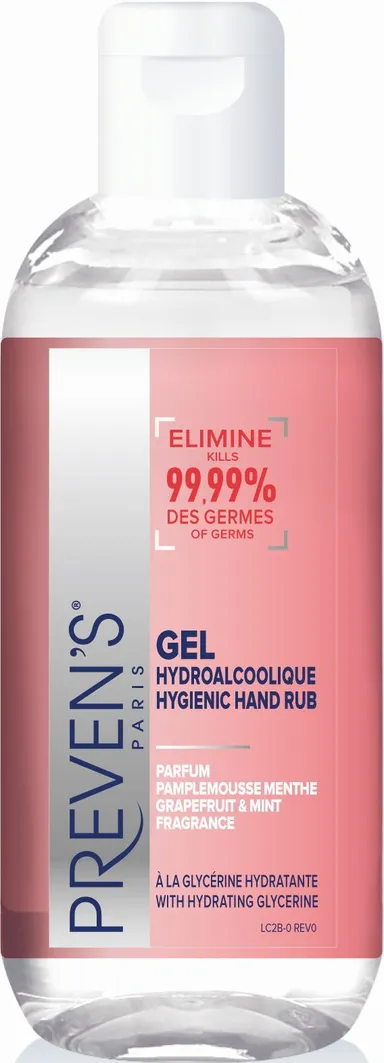 Preven's Gel Mains Hydroalcoolique Pamplemousse Menthe 100ml