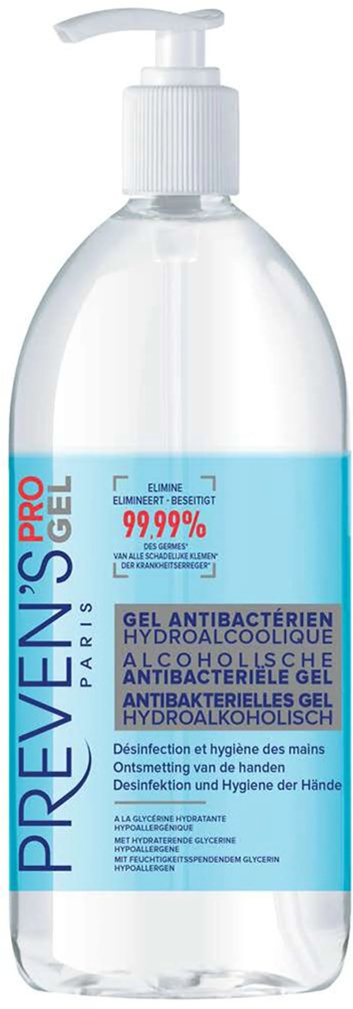 Preven's Pro Gel Antibacterien Hydroalcoolique 1l