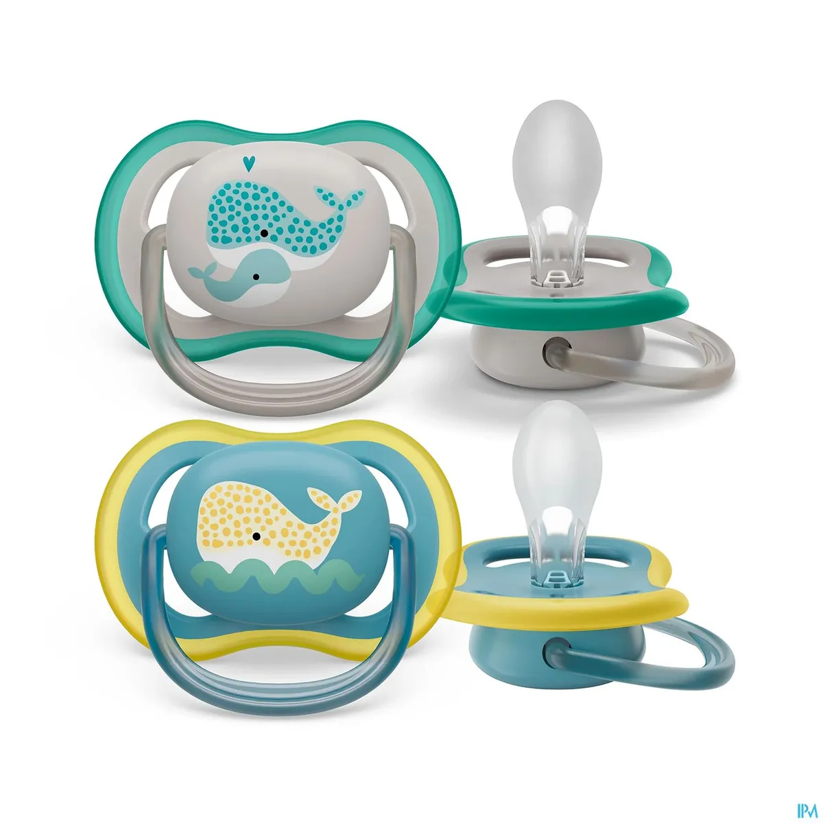 Philips Avent Sucette +18M Ultra Air Duo Baleine