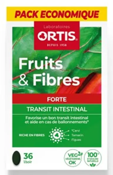 Ortis Fruits & Fibres Forte Transit Intestinal 3x12Caps