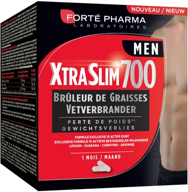 Forté Pharma Xtraslim 700 men vetverbrander 120 tabletten