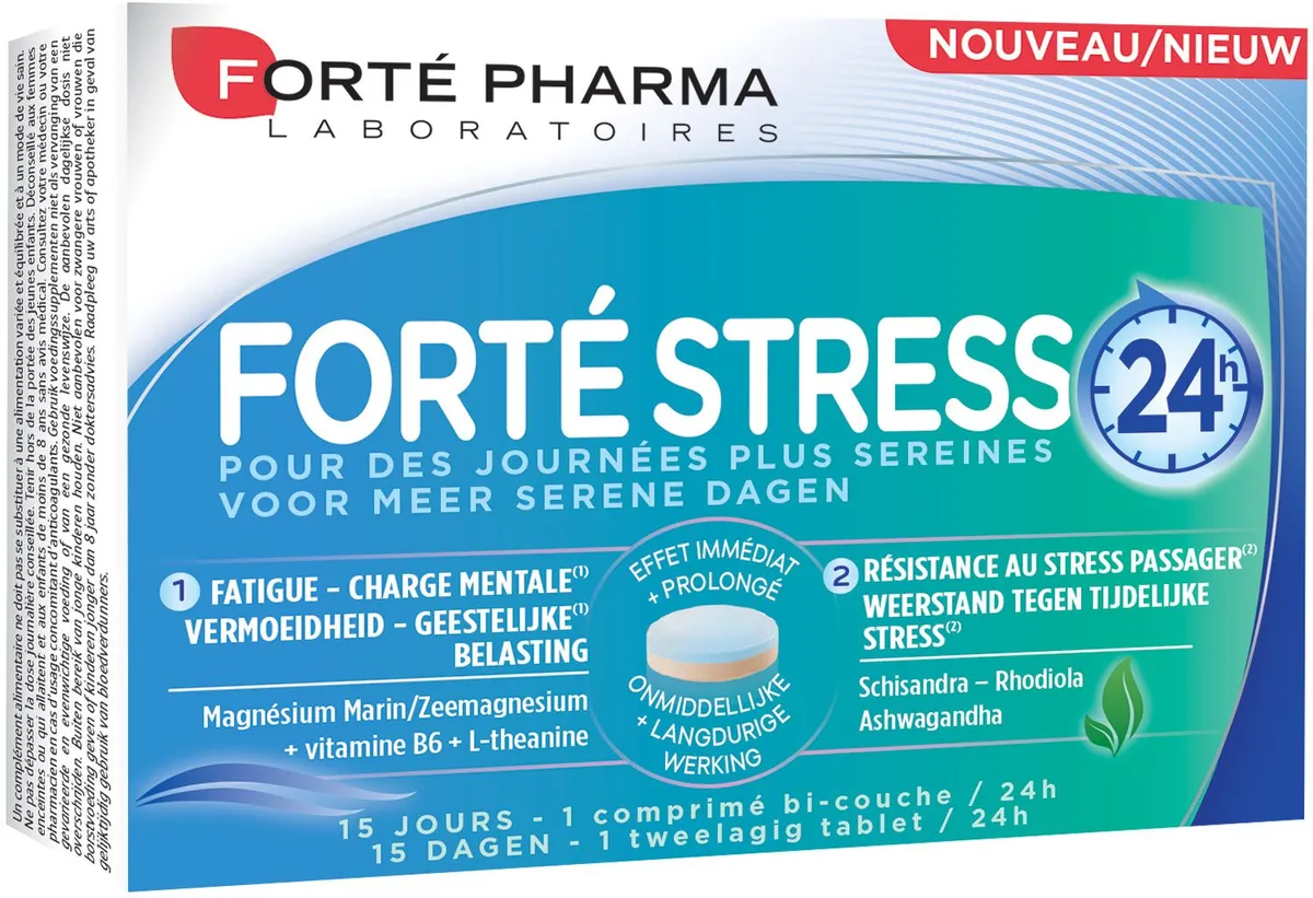 Forté Pharma Forté Stress 24H 15 Comprimés