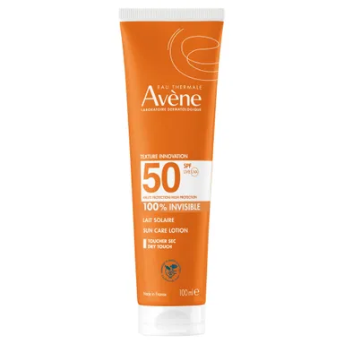 Avène Solaire Spf 50 Lait 100% Invisible 100Ml
