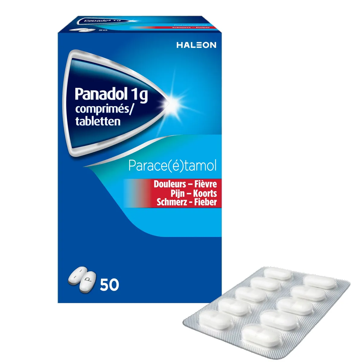 Panadol 1g 50 Comprimés