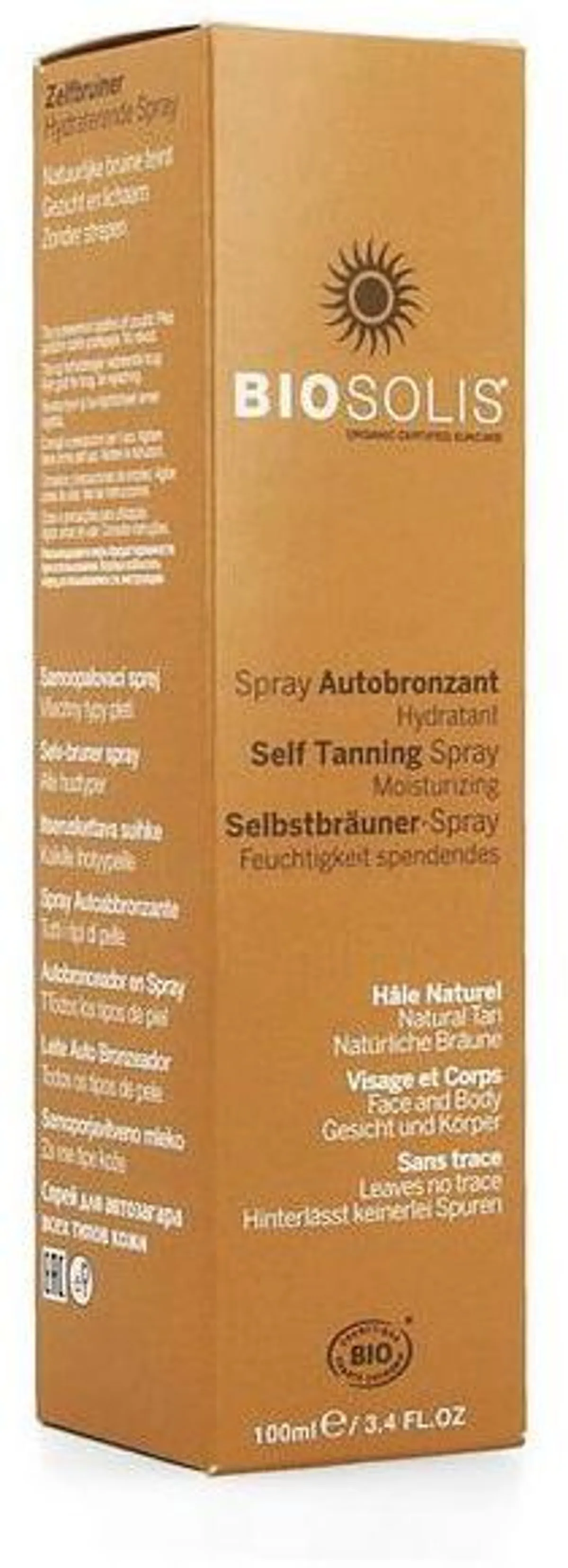 Biosolis Hydraterende Zelfbruinende Spray 100 ml