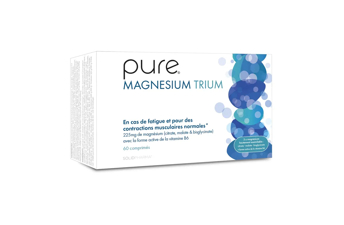 Pure Magnésium Trium 60 Comprimés