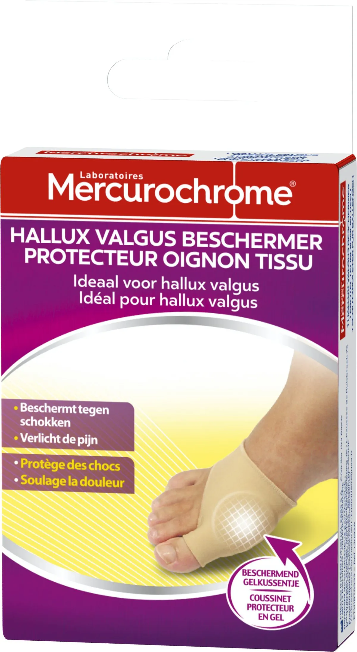 Mercurochrome Protecteur Oignon Tissu