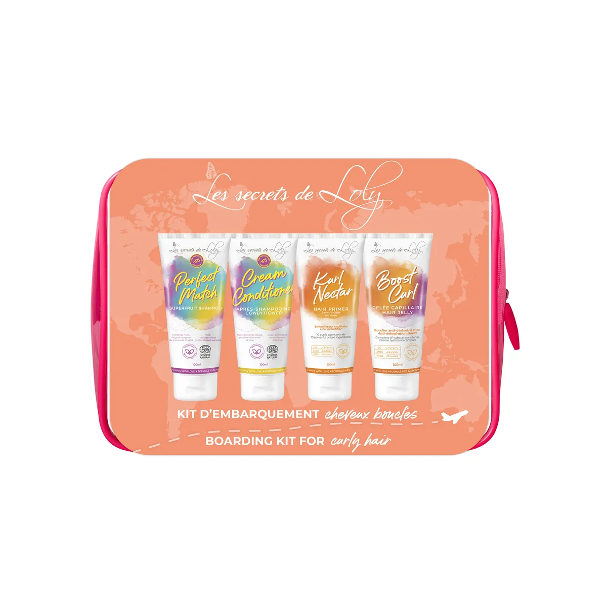 Les Secrets de Loly Trousse Cheveux Bouclés 4 Produits