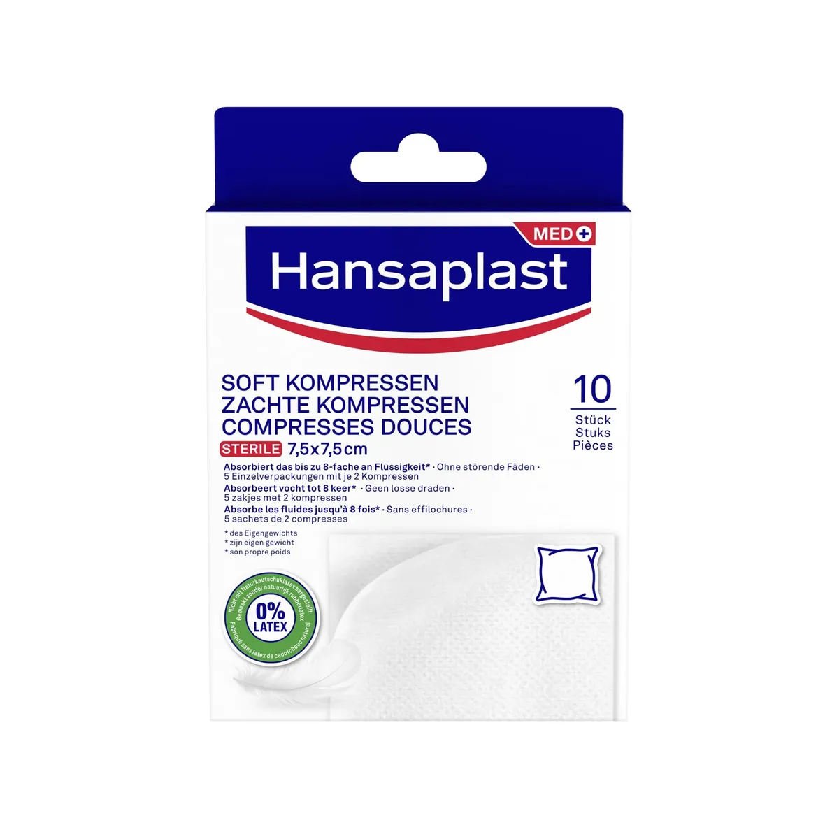 Hansaplast Compresses 10cmx10cm 10 pièces