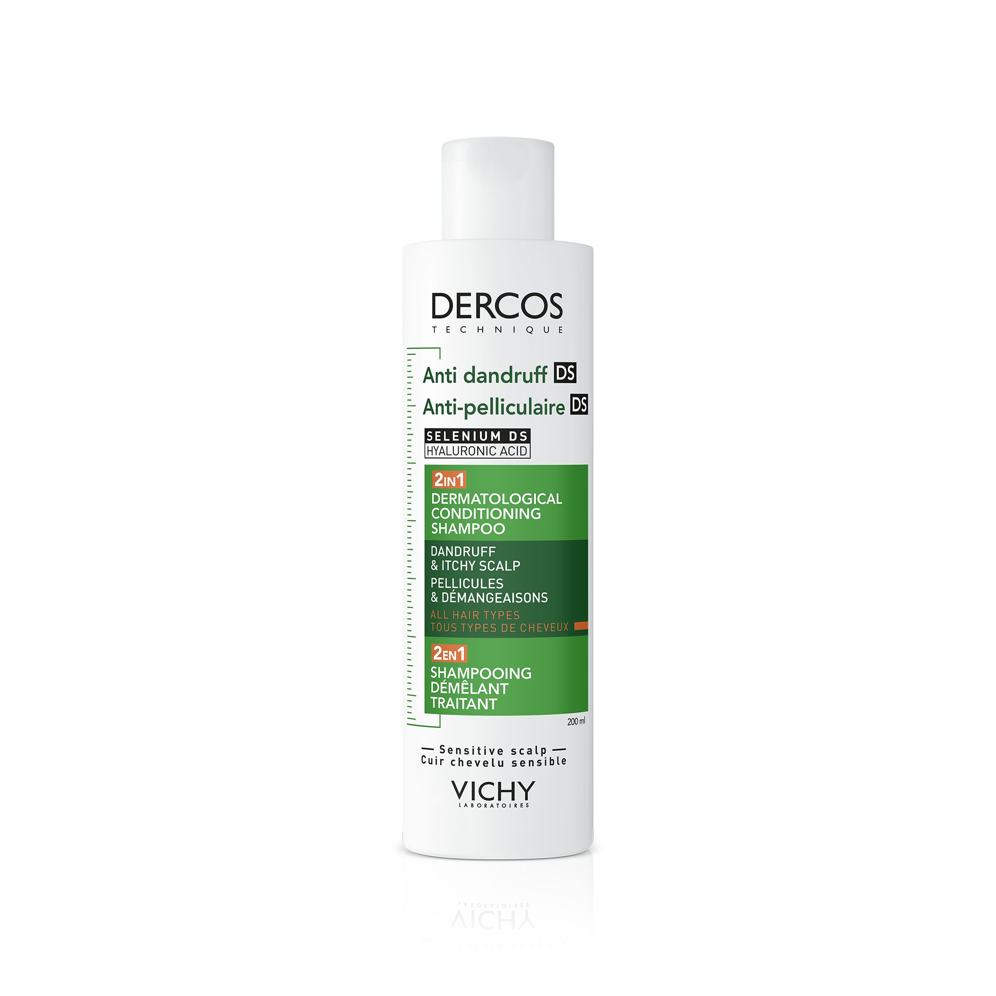 Vichy Dercos Antiroos 2-in-1 Shampoo + Conditioner 200 ml - Vichy