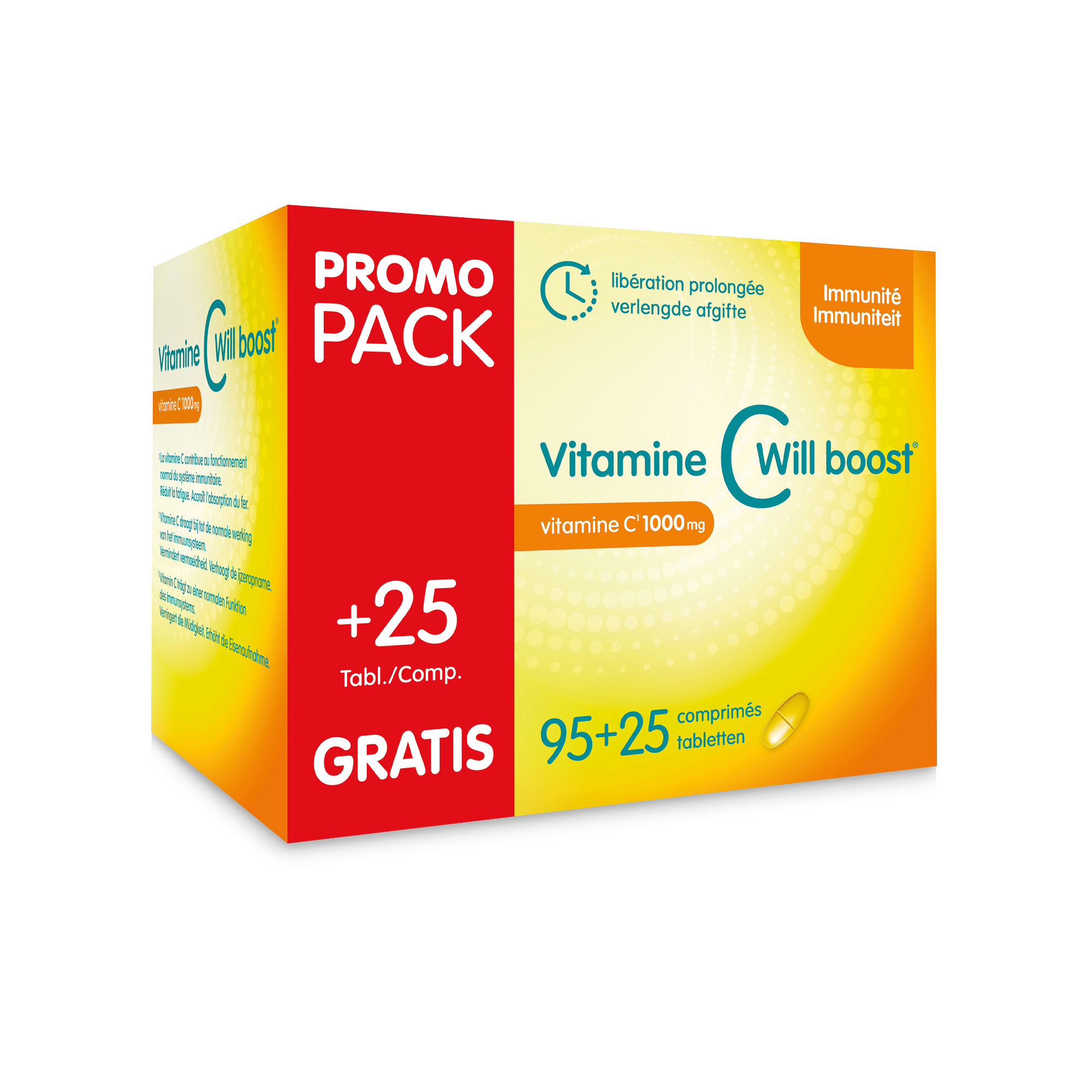 Vitamine C Will Boost 95+25 Tabletten - Will Pharma