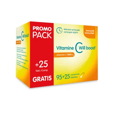 Vitamine C Will Boost 95+25 Tabletten