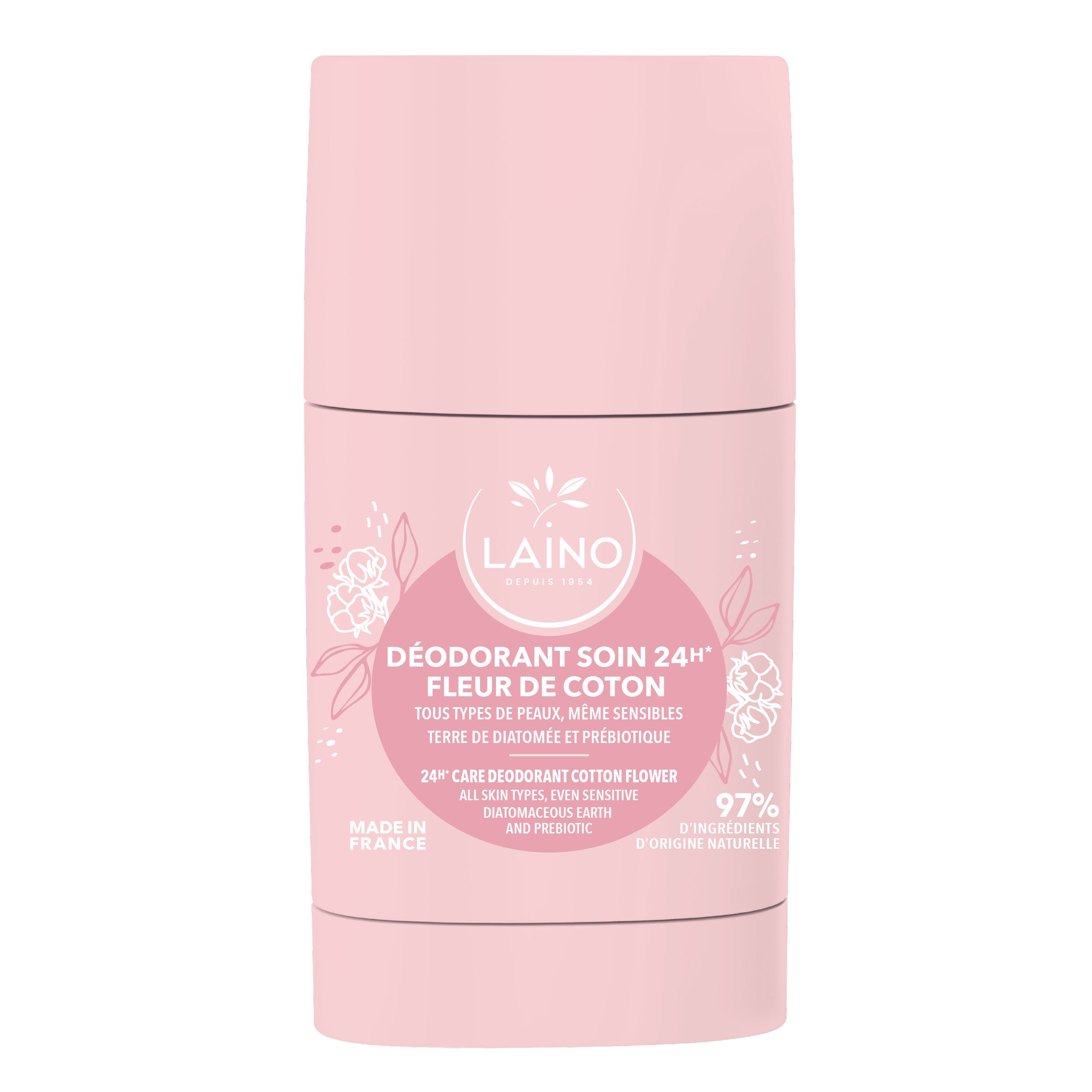Laino Vaste Deodorantverzorging Katoenbloesem 60 g - Laino