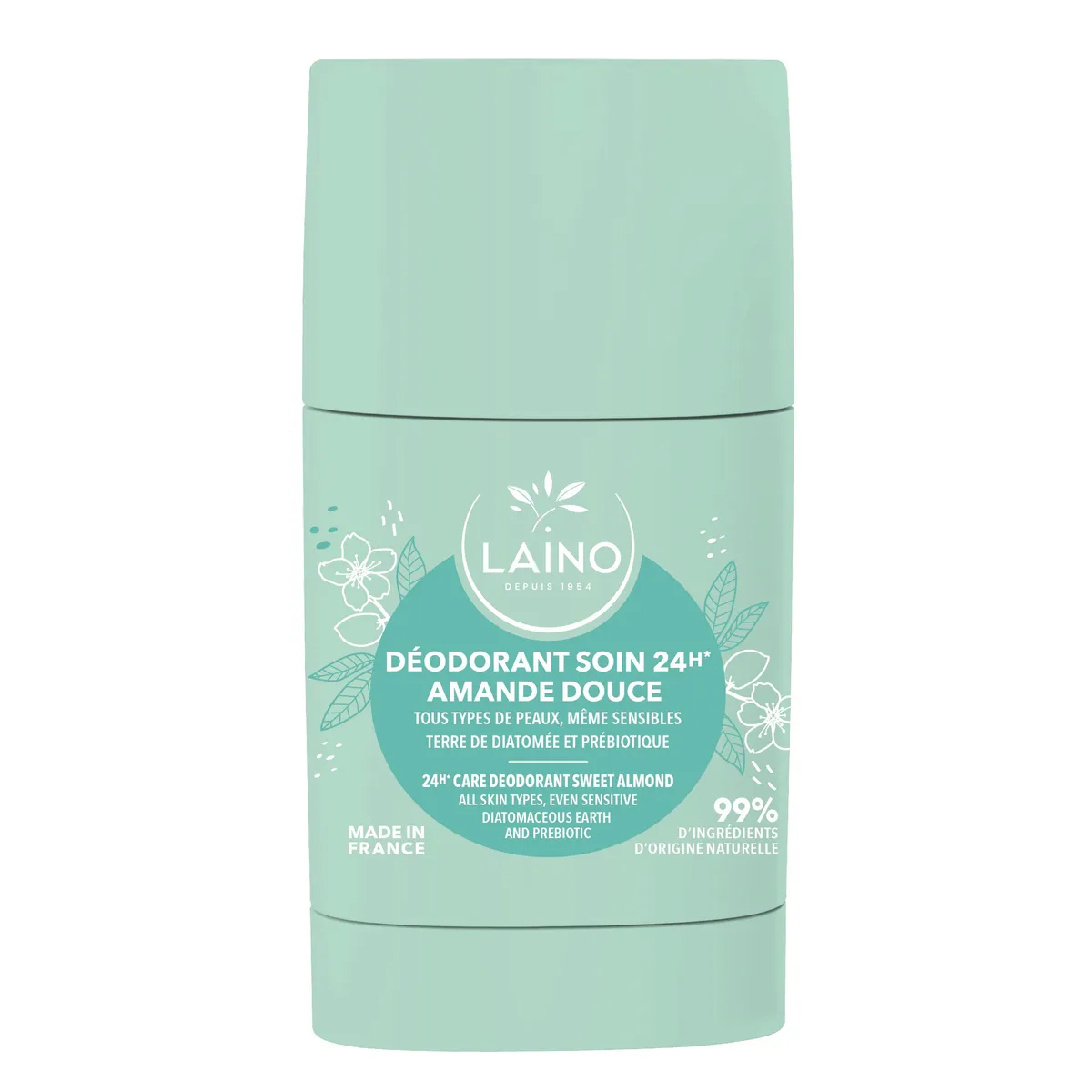 Laino Déodorant Soin Solide Amande Douce 60g
