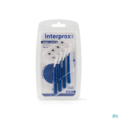 Interprox Plus Super Conical Donkerblauw 6X 2,00 mm