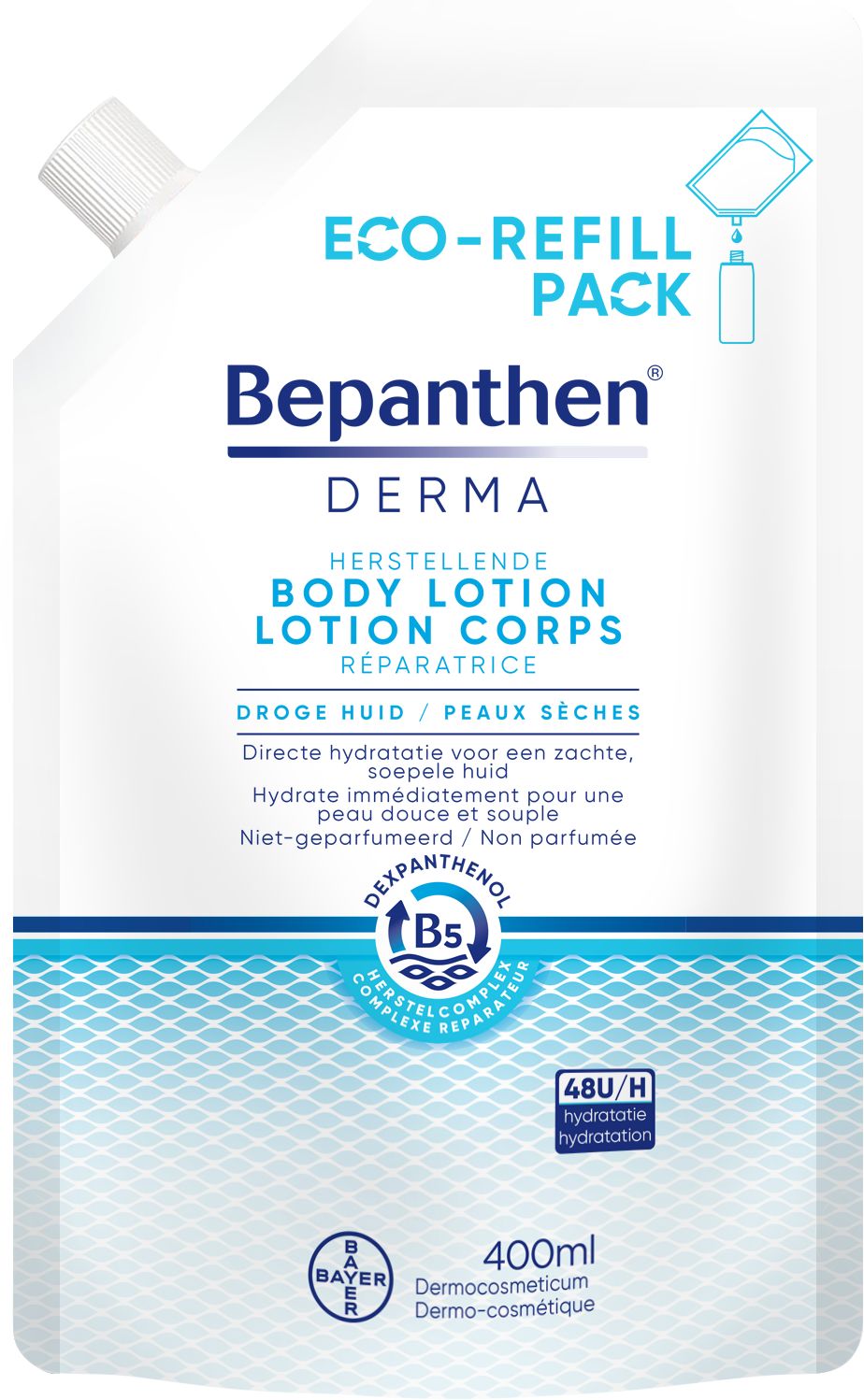 Bepanthen Derma Herstellende Bodylotion Navulling 400 ml - Bepanthen