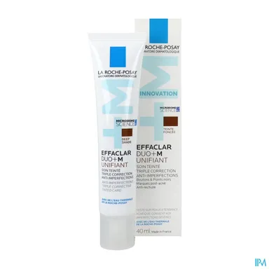La Roche-Posay Effaclar Duo+M Getinte Egaliserende Verzorging Deep 40 ml