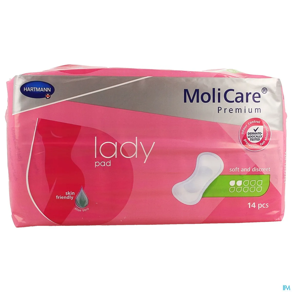 Molicare Premium Lady Pad 2 Drops 26,5x11cm 14 Pieces