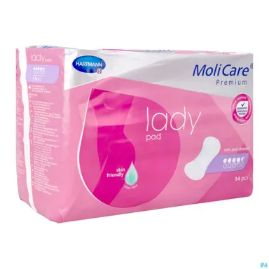 Molicare Premium Lady Pad 4,5 Drops 43x16,2cm 14 Pieces