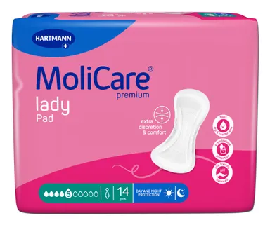 Molicare Premium Lady Pad 5 Drops 14 Stuks