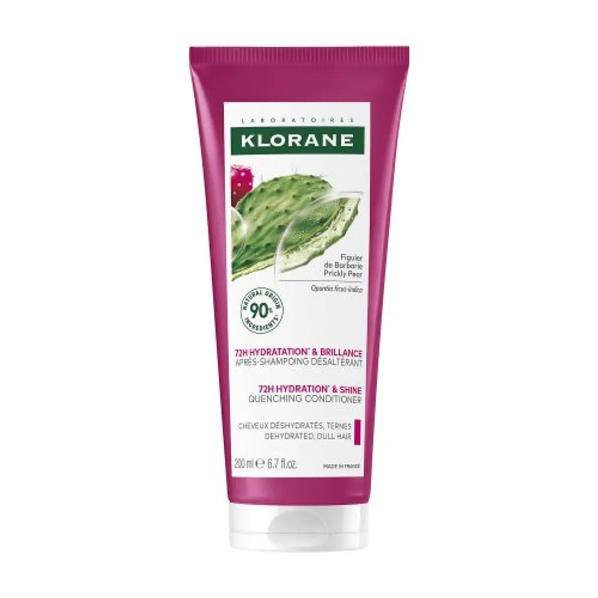 Klorane Cactusvijg Dorststellende Conditioner Hydratatie En Glans 200Ml