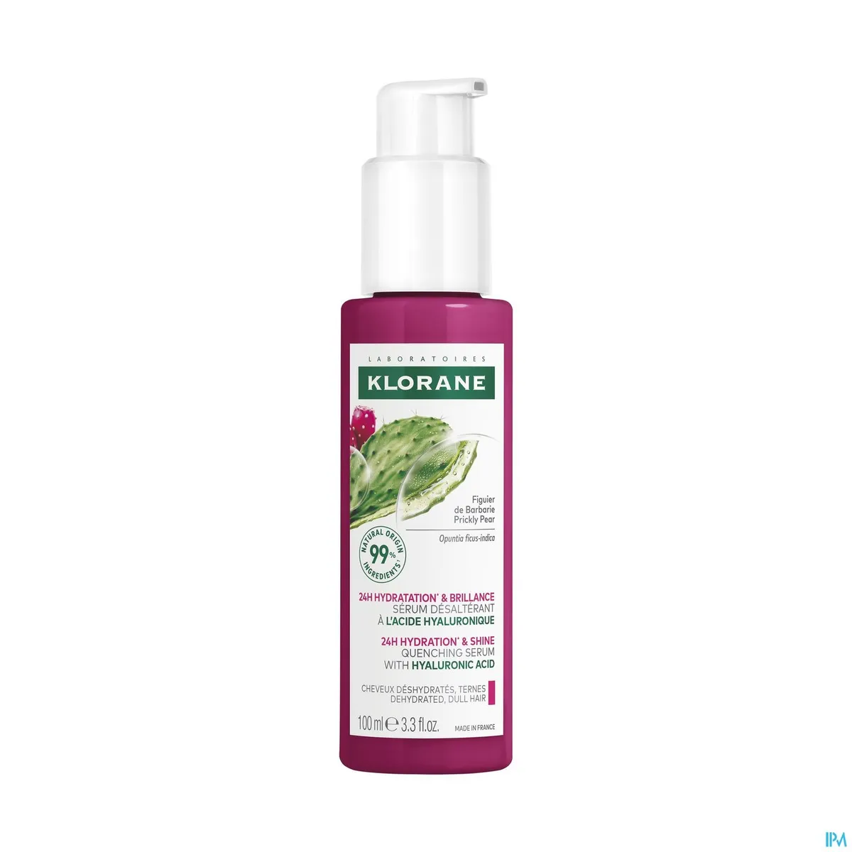 Klorane Cactusvijg Serum Hydratatie En Glans 100Ml