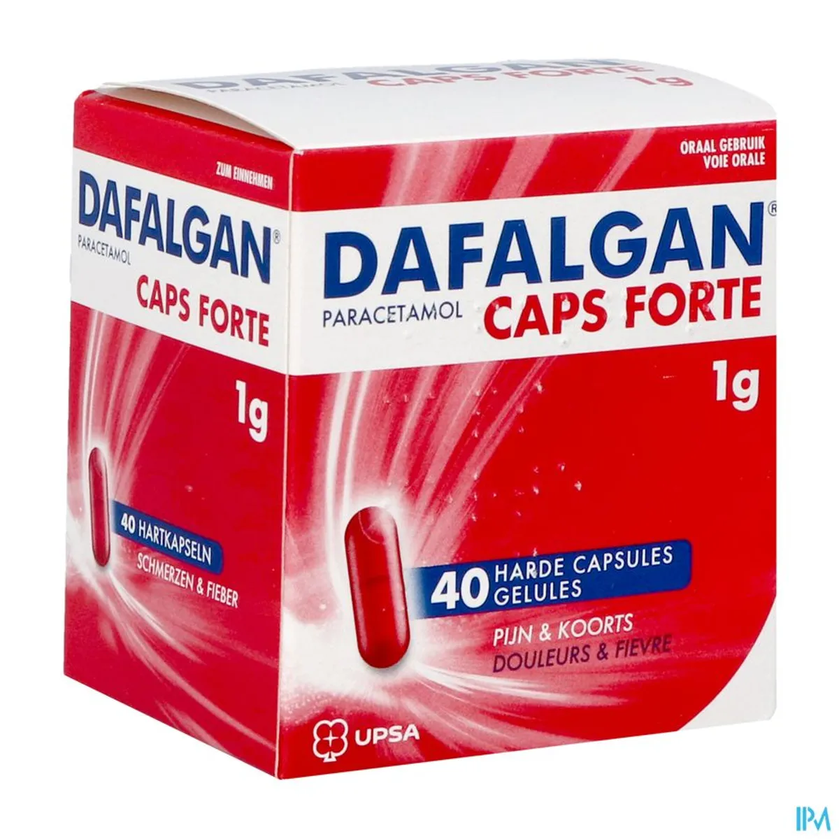 Dafalgan Caps Forte 1g 40 Capsules