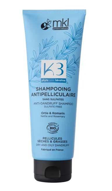 MKL Green Nature K3 Shampoing Antipelliculaire Bio Tube 250ml