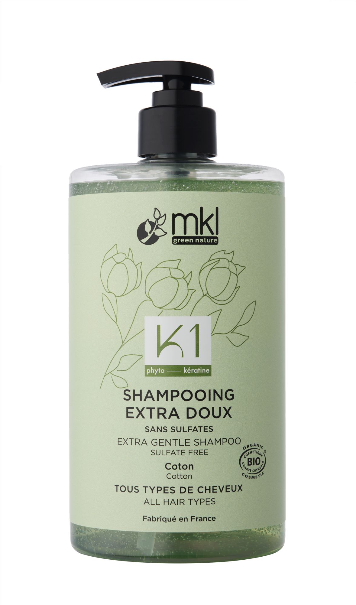MKL Extra Milde Shampoo Bio Pompflacon 750ml - MKL