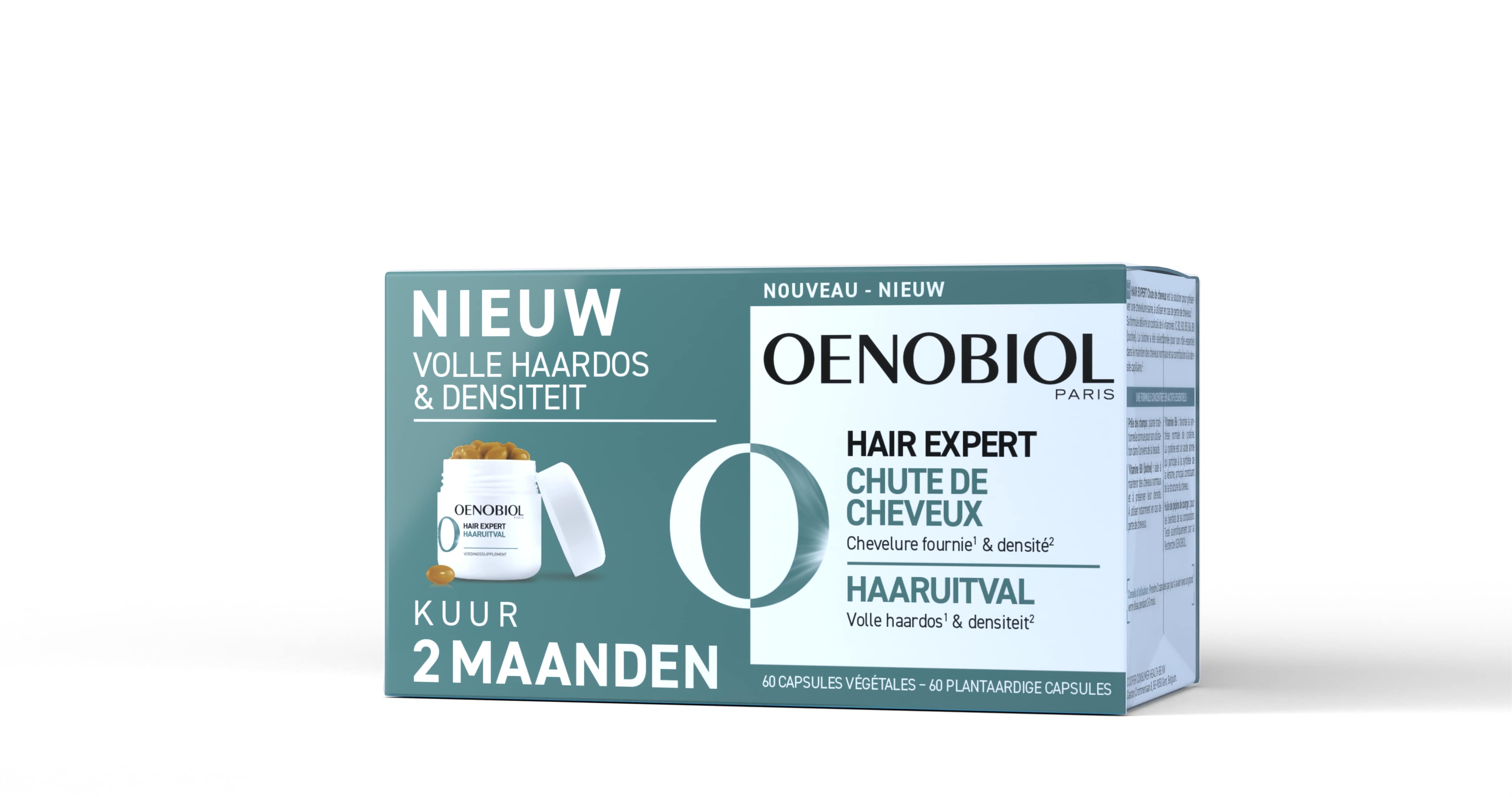 Oenobiol Hair Expert Haaruitval 2x60 Capsules - Oenobiol