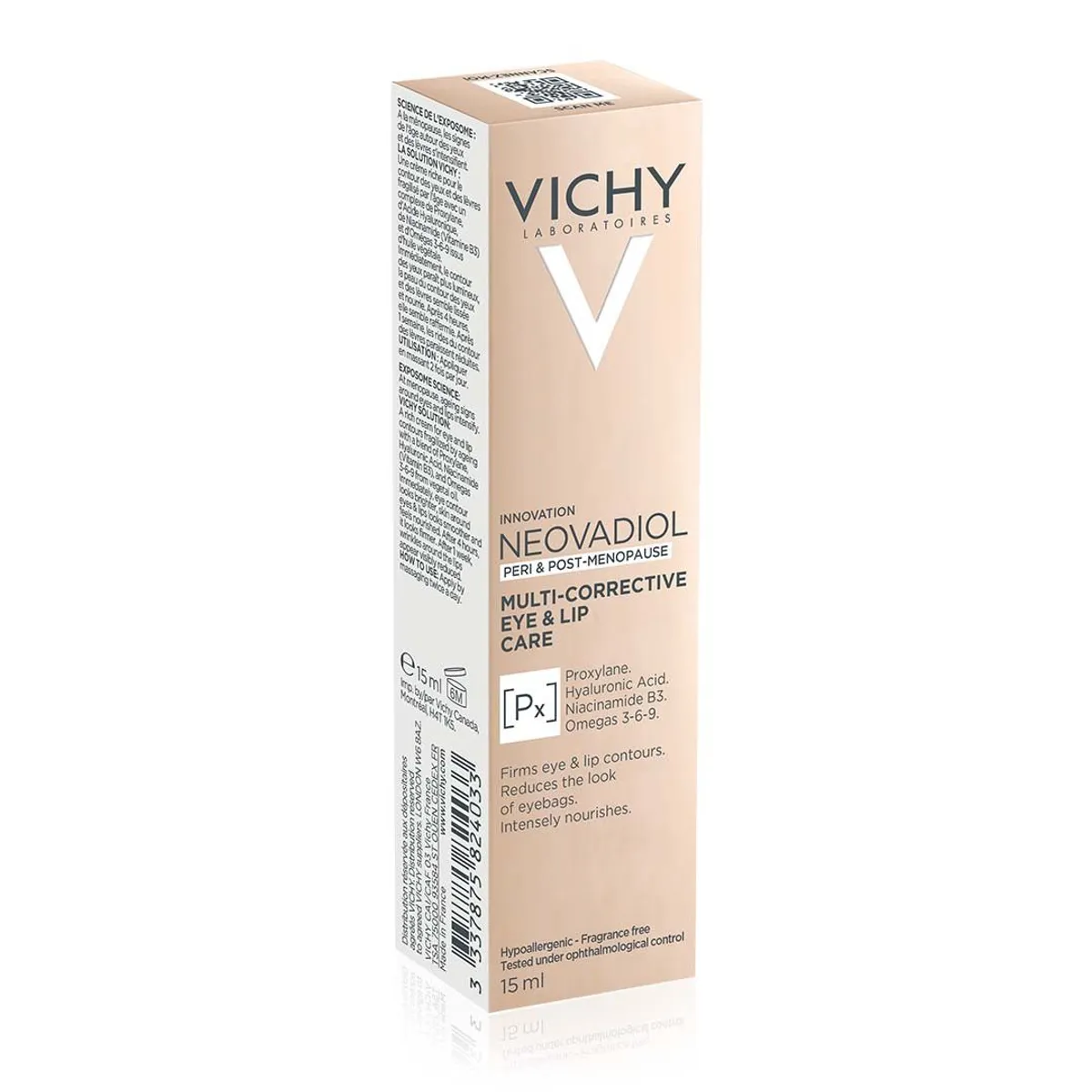 Vichy Neovadiol Péri & Post Ménopause Multi-Corrective Soin Yeux Lèvres 15ml