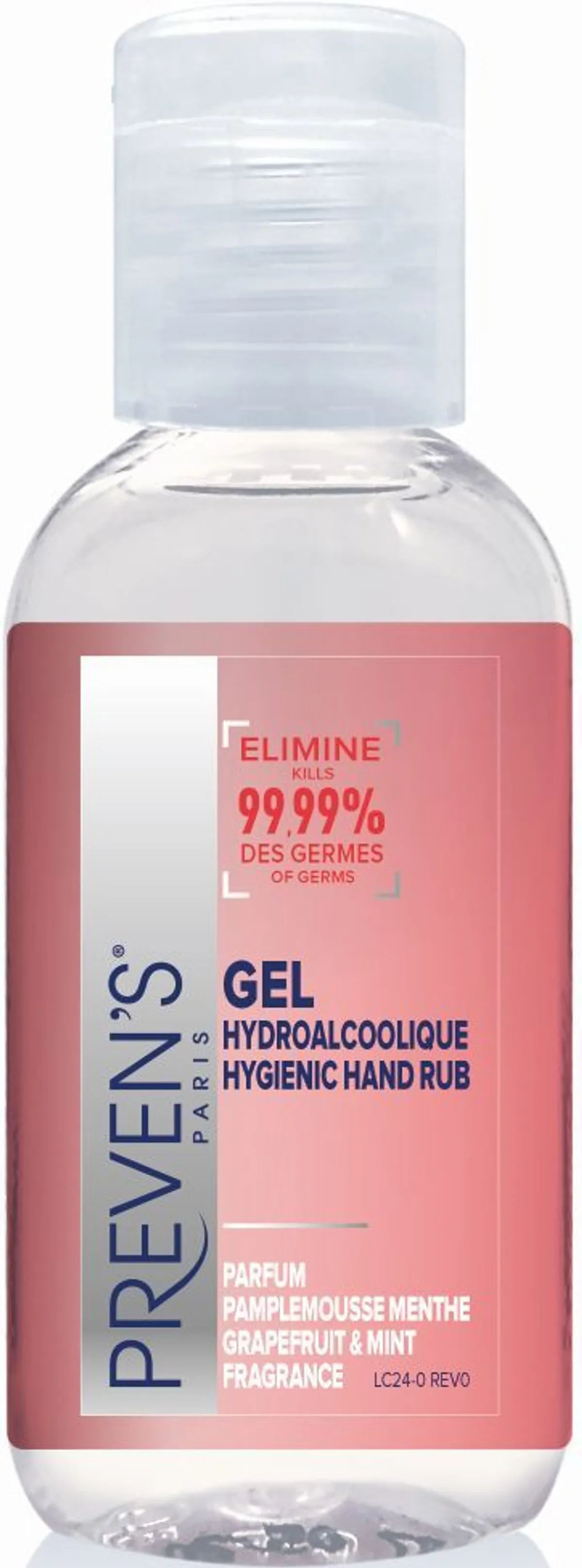 Preven's Gel Mains Hydroalcoholique Pamplemousse Menthe 25ml