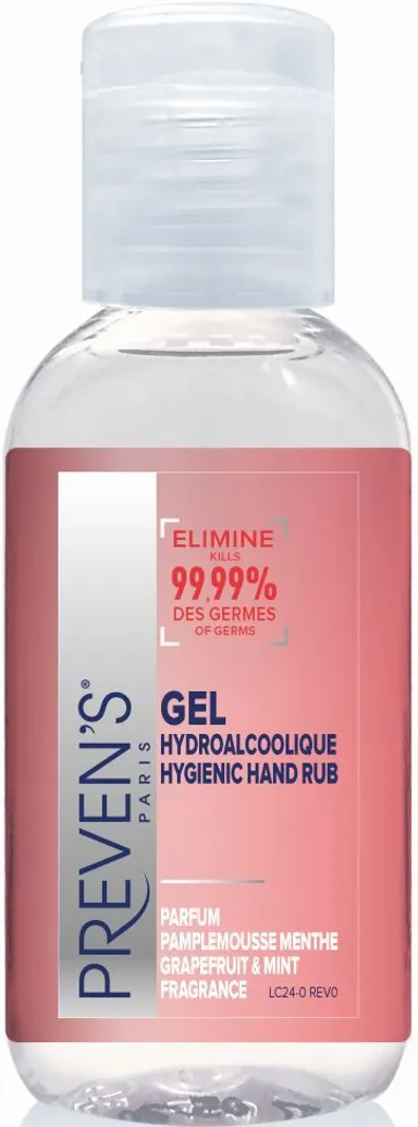 Preven's Gel Mains Hydroalcoholique Pamplemousse Menthe 25ml