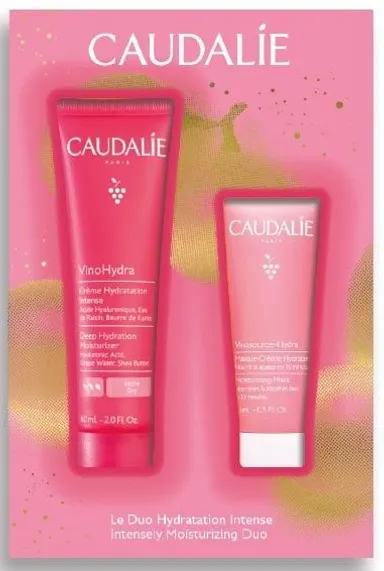 Caudalie Coffret Noël Vinohydra Crème Hydratation 2 Produits