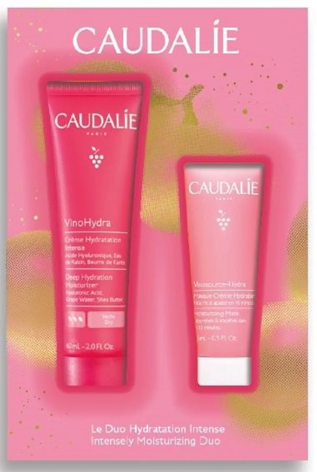 Caudalie Kerstgeschenkdoos Vinohydra Crème Hydratatie 2 Producten