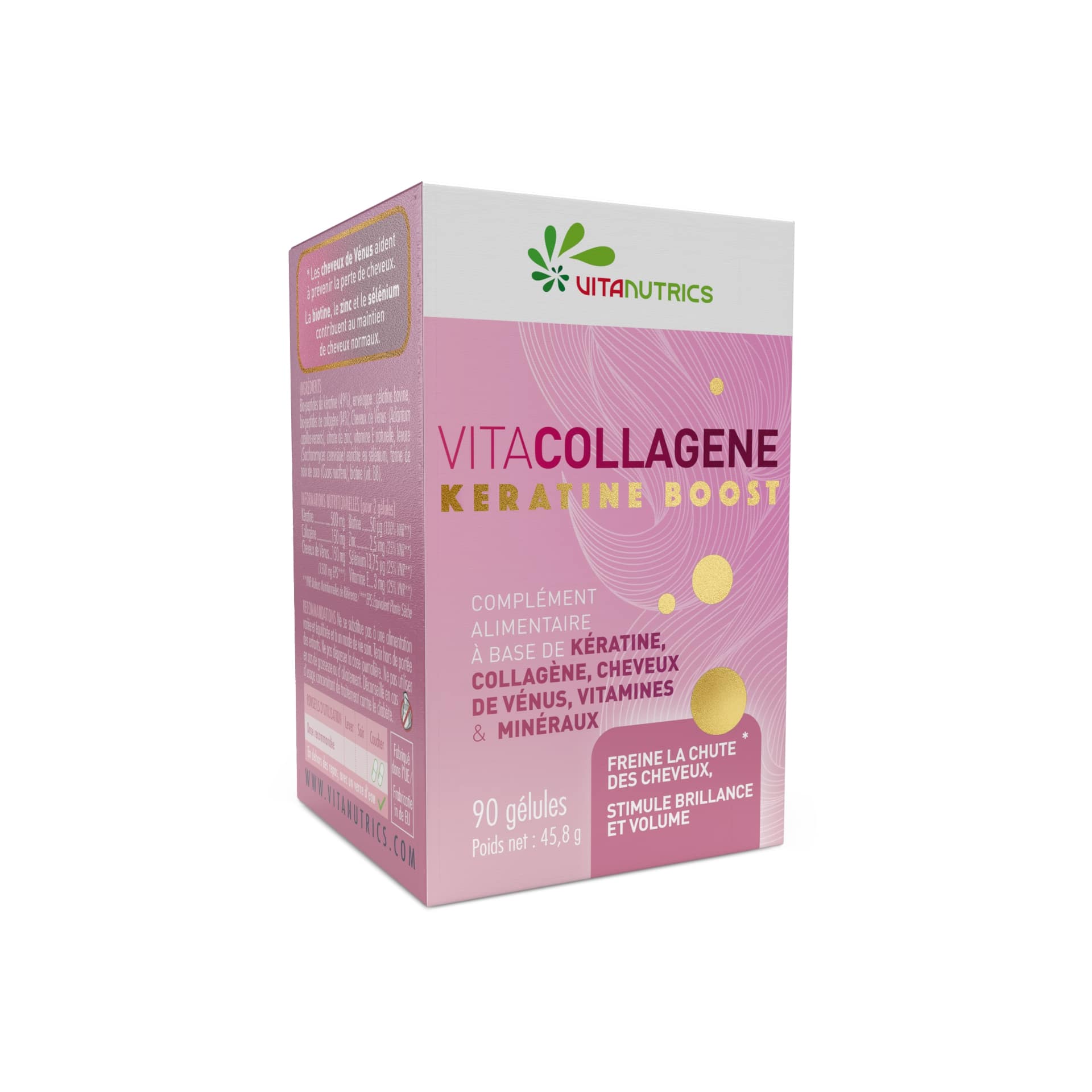 Vitanutrics Vitacollageen Keratine Boost 90 Capsules - Vitanutrics