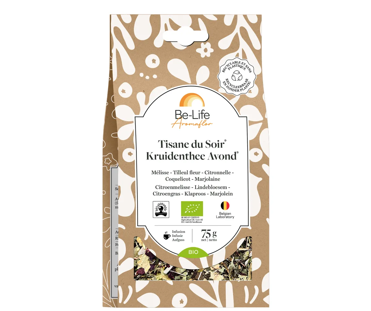 Be Life Aromaflor Avond Kruidenthee Gezondheid Bio 75 g