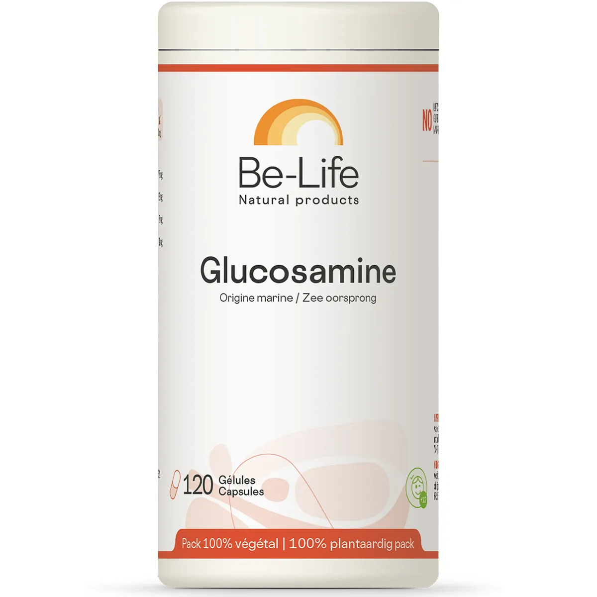 Be-Life Glucosamine 1500 120 Gélules