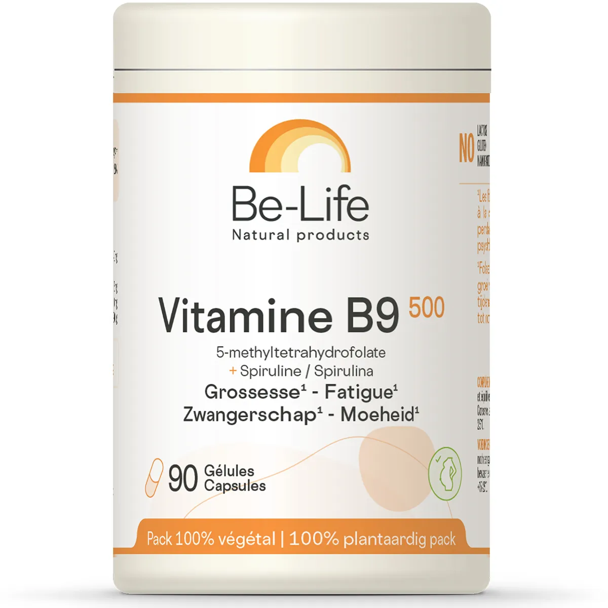 Be Life Vitamine B9 500 90 Capsules